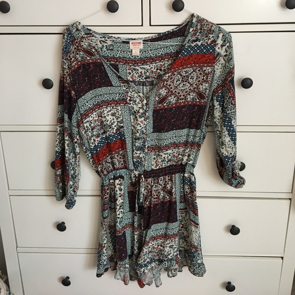 Long sleeve romper